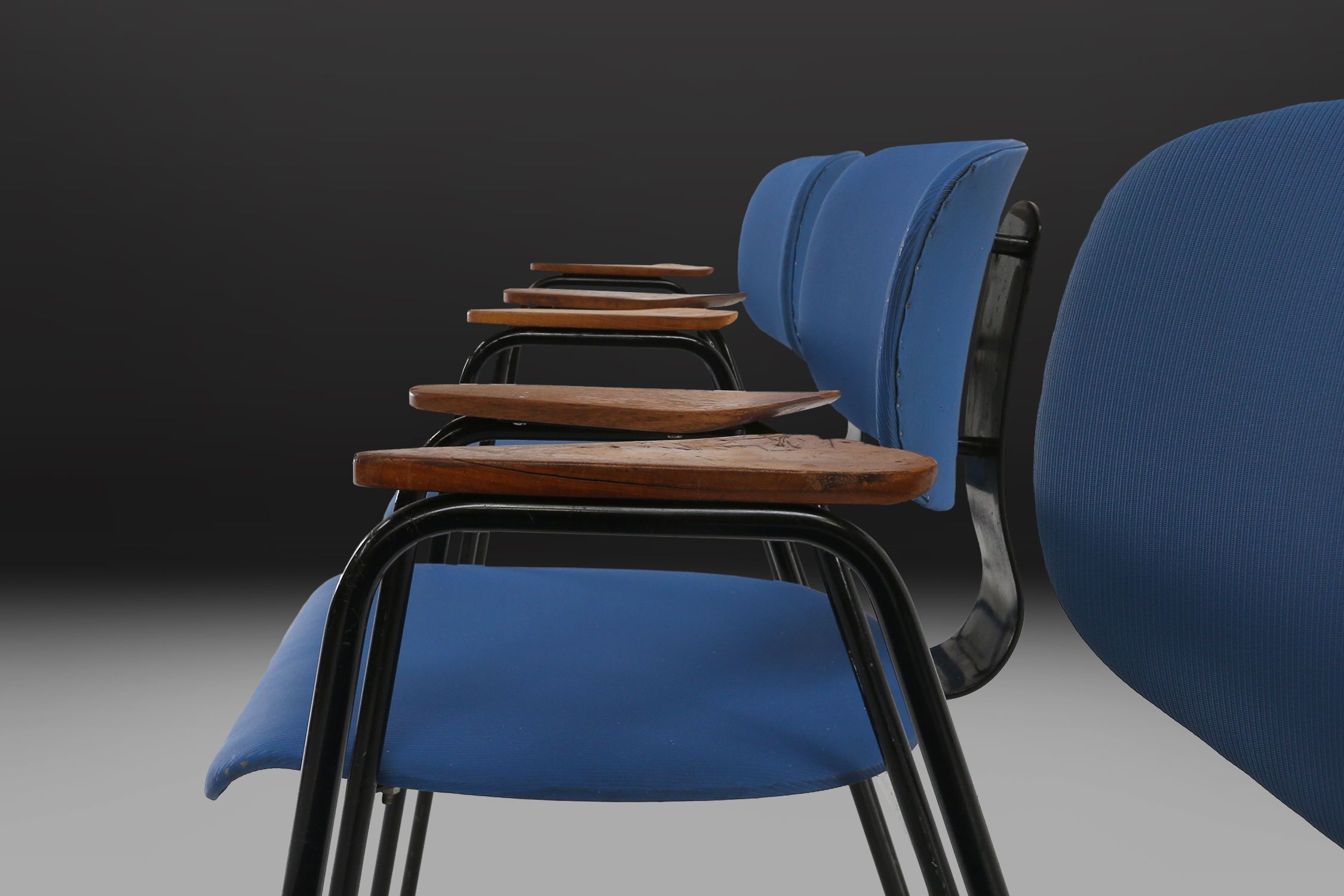 Set of 6 Dining Chairs by Willy Van Der Meeren for Tubax, Belgium, 1950sthumbnail